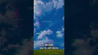 SAOSIN  youre not alone artist emo emotional music viralvideo fyp love subscribe shorts [upl. by Agustin]