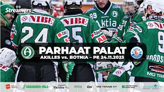 Bandyliiga Akilles  Botnia 24112023 kooste [upl. by Ellebana489]