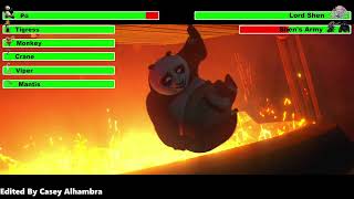 Kung Fu Panda 2 2011 Factory Battle with healthbars [upl. by Ingram]