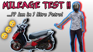 Mileage Test of TVS Ntorq 125 Race XP  Shocking Result 😳😳 [upl. by Temme]