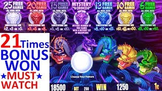 5 Dragons Rapid Slot Machine MEGA BIG WIN  ★FANTASTIC SESSION★ 21 Times BONUS Won NON STOP BONUSES [upl. by Victoria]