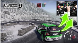 WRC 8 Škoda Fabia Monte Carlo  Logitech G29 [upl. by Noxas]