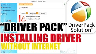 INSTALLING DRIVER quotOFFLINE MODEquot USING DRIVER PACK SOLUTION [upl. by Alecia452]