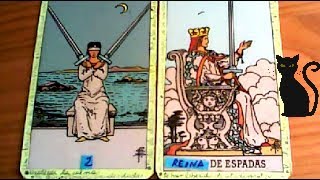 Combinaciones tarot con el DOS de ESPADAS  ARCANOS MENORES DE ESPADAS Por TARA [upl. by Avlem673]