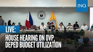 LIVE House hearing on OVP DepEd budget utilization [upl. by Yewed]