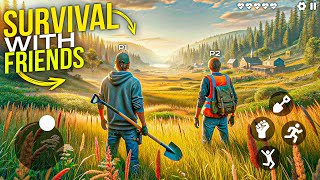 ⛏25 Best Multiplayer Survival Games for ANDROID amp IOS 2024  ONLINE SURVIVAL Games With FRIENDS [upl. by Ameh]