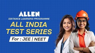 Attention NEETUG Aspirants 📢 ALLENs Distance Learning Programme  All India Test Series [upl. by Zurc]