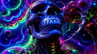 Psychedelic Trance  Space Visualization  Hallucinations mix 2024 AI Graphic Visuals [upl. by Ayahsey]