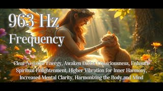 963 Hz Frequency Clear Negative Energy Awaken Divine Consciousness etc [upl. by Honebein688]