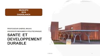 Développement Durable │ UM6P │Maroc │Gabriel MALKA │Université Mohammed VI Polytechnique │JA2DS│A2DS [upl. by Mail638]