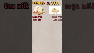 Paneer vs Tofu 🤔which is best shortvideo food shortsfeedhealthyfoodsubscribe [upl. by Johnny]