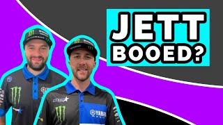 Tomac Webb both comment on Jett Lawrence AP7 laughs Will it Happen Salt Lake Supercross [upl. by Yehudi]