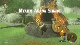 Zelda Breath of the Wild  Myahm Agana Shrine  All chests [upl. by Arlan380]