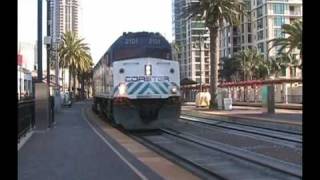 Railfanning Downtown San Diego on a Thursday Afternoon Part 2 [upl. by Byrom217]