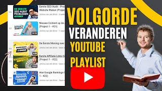 Youtube Playlist Volgorde Veranderen  Afspeellijst volgorde aanpassen Youtube Tips amp Tricks [upl. by Neelahs]