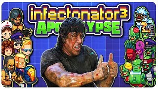 Infectonator 3  RAMBO Boss Fight  Infectonator 3 Apocalypse Gameplay 8 [upl. by Hills]