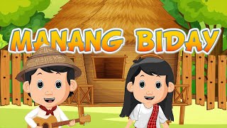 MANANG BIDAY  ILOCANO ANIMATION FOLK SONG FOR KIDS  Tinimation [upl. by Idell]