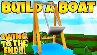 Build a Boat GIANT SWING TO THE BEACH [upl. by Suiddaht]