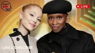 Ariana Grande Reflects on Working with Cynthia Erivo in Wicked  Golden Globe Nominee [upl. by Eltsyrc]