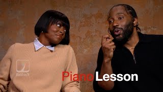 John David Washington amp Danielle Deadwyler Talk The Piano Lesson amp HBCU Legacy  BlackTree TV [upl. by Bekelja]