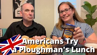 Americans Try a Ploughmans Lunch and Pickled Onions for the First Time [upl. by Babette]