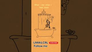 what l see when l hear noise comedycartoonshorts shorts comedy [upl. by Jolda698]