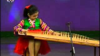 Kayagum Kim Kum Song 1 DPRK Music [upl. by Cykana]