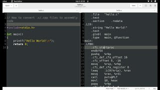 Converting c Files to Assembly Code [upl. by Pritchard314]