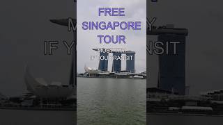 FREE SINGAPORE TOUR DO THIS IF YOU TRANSIT IN CHANGI SINGAPORE singapore changiairport [upl. by Eirrak]