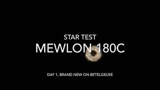 Takahashi Mewlon 180c Collimation Star Test [upl. by Marcin]