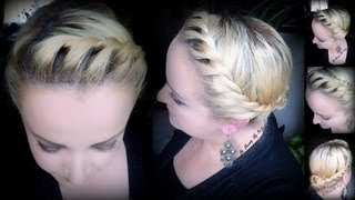 Tutoriel quotcoiffurequot  La tresse torsadée  BONUS  revue palette quot primal instinct quot by Sephora [upl. by Enialedam]