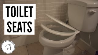 DIY How to Install a Toilet Seat  Remove and replace [upl. by Togram230]