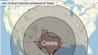 I Compared the Size of Dwarf Planets to Texas and Heres What I Found [upl. by Ecirtak]