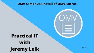 OMV5  Manual Install of OMVExtras [upl. by Ahtnama]