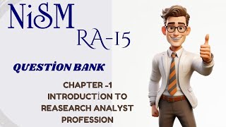 NISM Research Analyst CHAPTER1 Question Bank [upl. by Nashom]