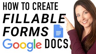 How to Create a Fillable Form in Google Docs [upl. by Ahseim]