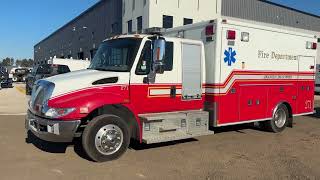 INTERNATIONAL MED TEC FIRE DEPARTMENT AMBULANCE FOR SALE [upl. by Ttimme795]