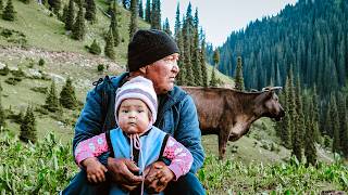 Nomadic Life in Kyrgyzstan Mountains Far From Civilisation [upl. by Gerc]