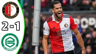 Feyenoord vs Groningen 21 KNVB Beker Semi Final 2024 Breaking News [upl. by Aranat]