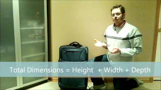 How to Work Out Your Luggage Dimensions [upl. by Elamrej869]