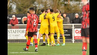 HIGHLIGHTS Mickleover FC vs AFC Telford United Southern League Premier Central  6th January 2024 [upl. by Gnel39]