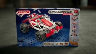 Toy Commercial 2014  Erector 20 Multi Model Set  Infinite Possibilities  Ultimate Race Car [upl. by Devinna]