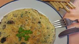 Una Tortilla Diferente en SÓLO 15 MINUTOS 🍄🍄 [upl. by Ltihcox]