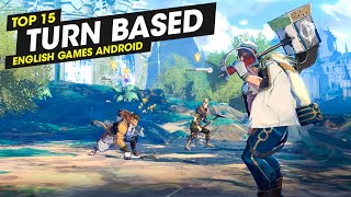 Top 15 English Turn Based RPG Games for Android 2024 [upl. by Ashleigh]