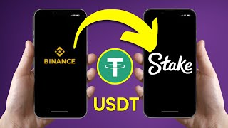 How To Transfer USDT From Binance To Stake  How To Send USDT From Binance To Stake  2024 [upl. by Niatirb]