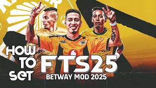 HOW TO EXTRACT AND SET FTS 2025 MOD BETWAY PREMIERSHIP FIRST TOUCH SOCCER BETWAY PREMIERSHIP MOD [upl. by Any649]