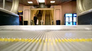 KONE AND THYSSEN ESCALATORS CONNECTING BUILDINGS [upl. by Estren]