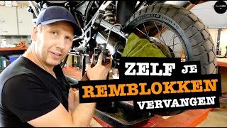 Zelf je motor remblokken vervangen  als een PRO [upl. by Asssilem]