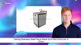 Yaning Stainless Steel Hand Wash Sink Manufacturer in China [upl. by Atrebla862]