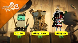 LittleBigPlanet 3  LBP2 PreAlpha Costumes [upl. by Haymo]